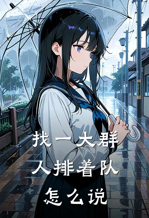 找一大群人排着队怎么说