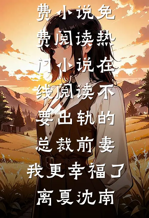 不要出轨的总裁前妻，我更幸福了(离夏沈南)免费小说免费阅读_热门小说在线阅读不要出轨的总裁前妻，我更幸福了离夏沈南