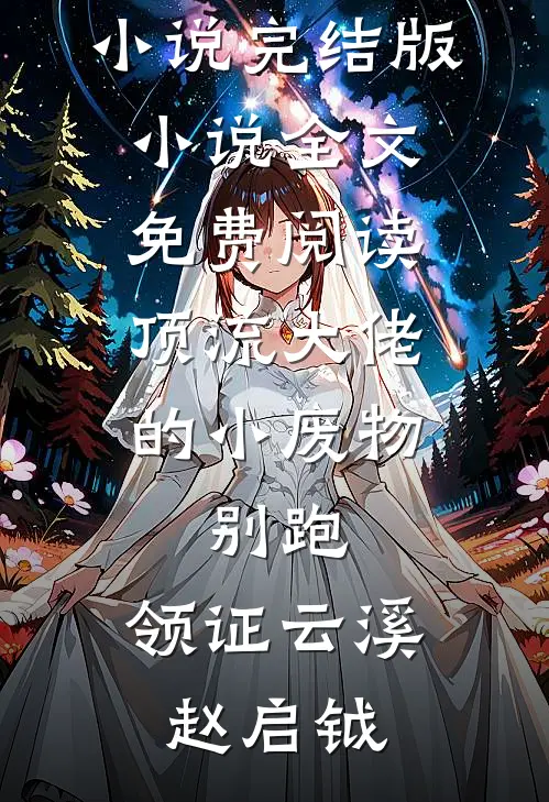 顶流大佬的小废物：别跑，领证(云溪赵启钺)新热门小说_完结版小说全文免费阅读顶流大佬的小废物：别跑，领证云溪赵启钺