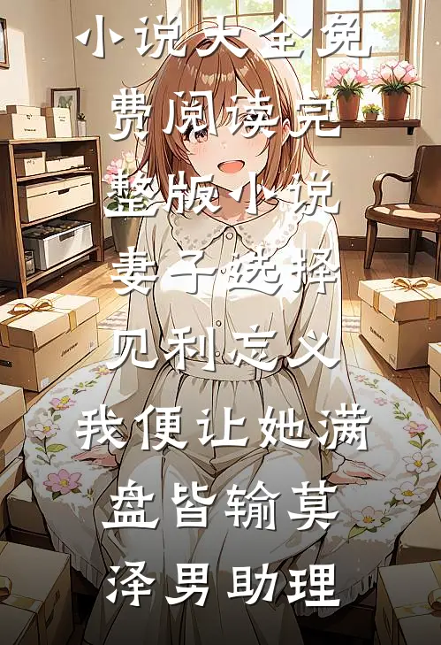 妻子选择见利忘义，我便让她满盘皆输(莫泽男助理)完本小说大全_免费阅读完整版小说妻子选择见利忘义，我便让她满盘皆输莫泽男助理