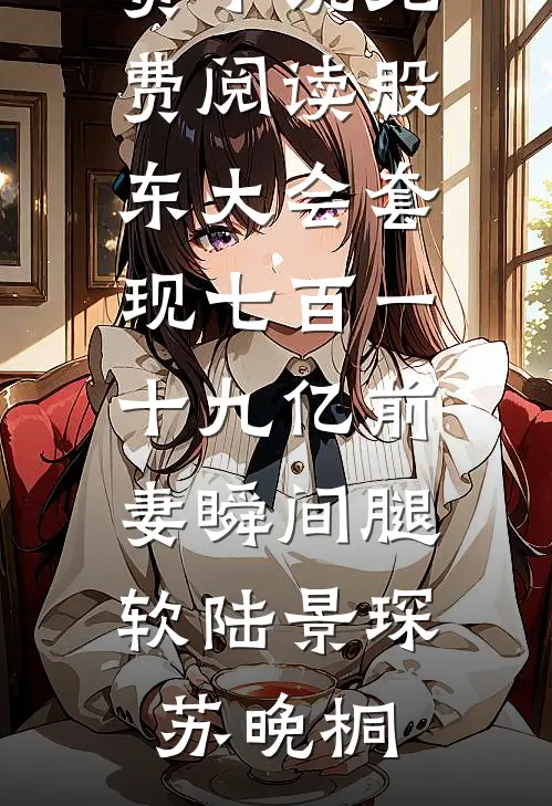 股东大会套现七百一十九亿前妻瞬间腿软(陆景琛苏晚桐)免费小说完整版_免费小说免费阅读股东大会套现七百一十九亿前妻瞬间腿软陆景琛苏晚桐