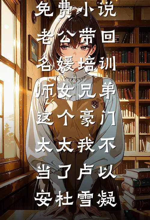 老公带回名媛培训师女兄弟，这个豪门太太我不当了卢以安杜雪凝完本热门小说_完整免费小说老公带回名媛培训师女兄弟，这个豪门太太我不当了(卢以安杜雪凝)