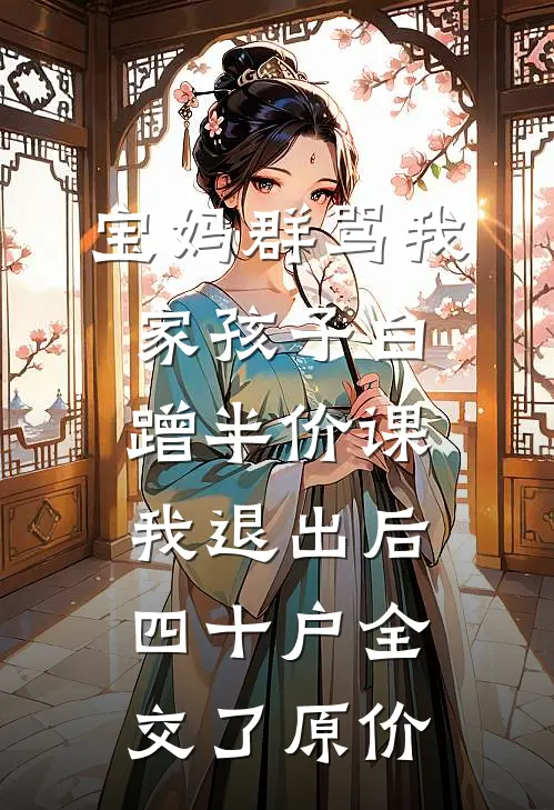 宝妈群骂我家孩子白蹭半价课，我退出后四十户全交了原价