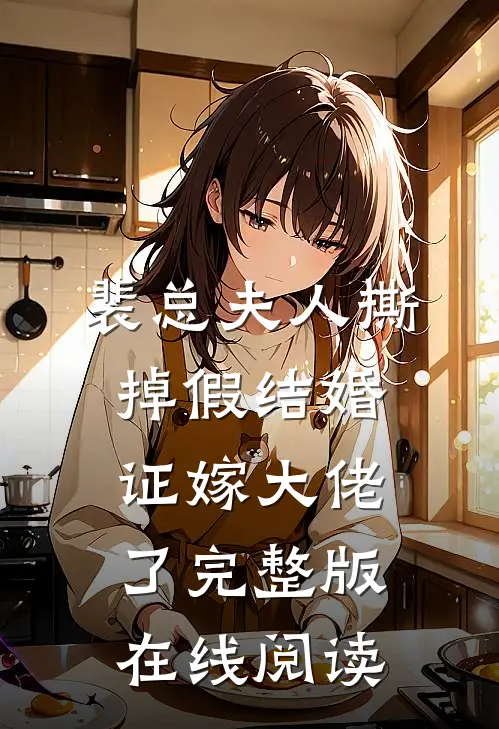 裴总夫人撕掉假结婚证嫁大佬了完整版在线阅读